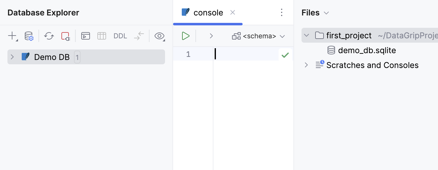 New data source in Database Explorer New data source in Database Explorer