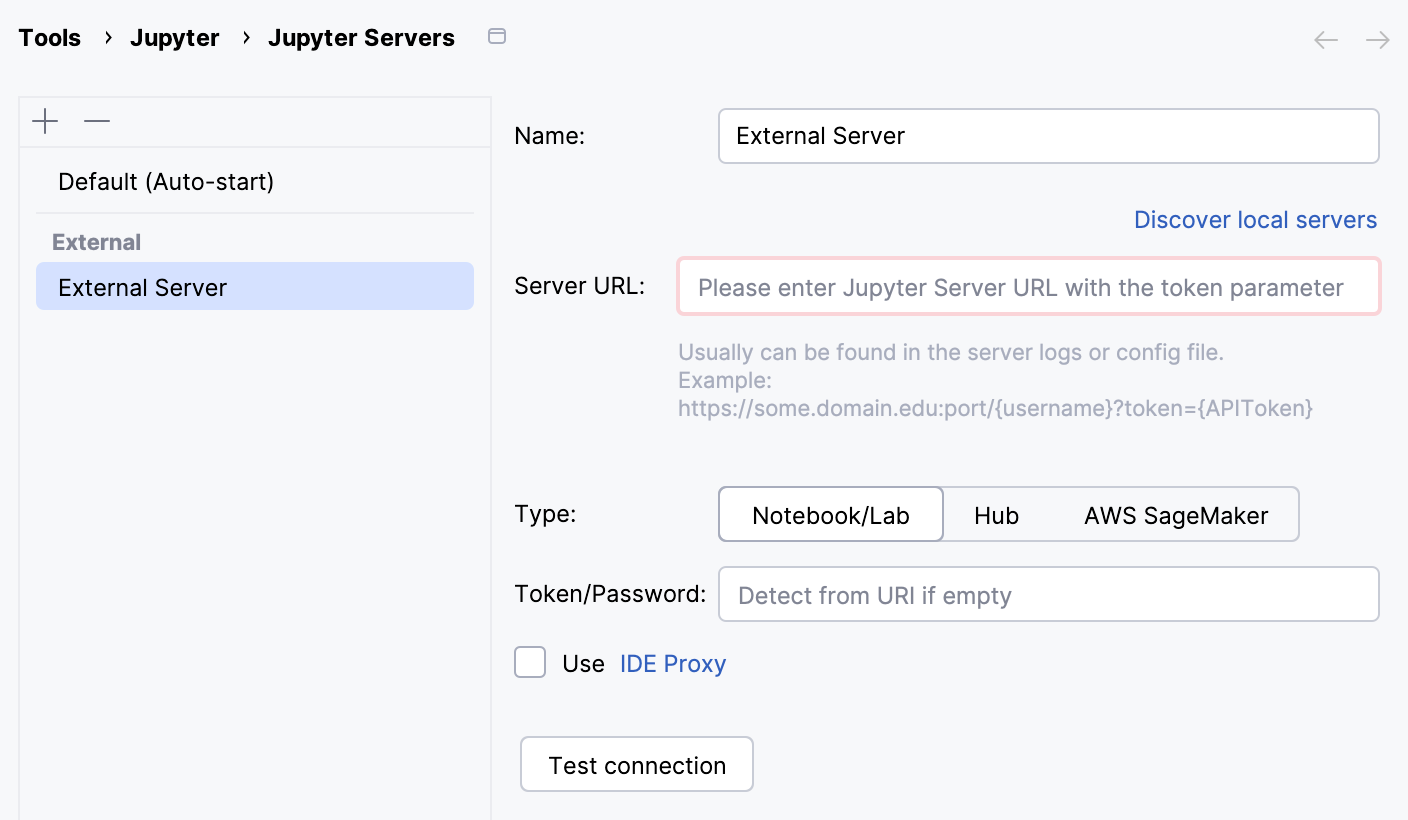 Set up a configured server Set up a configured server