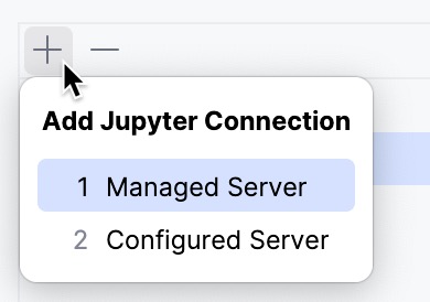 Add Jupyter Connection