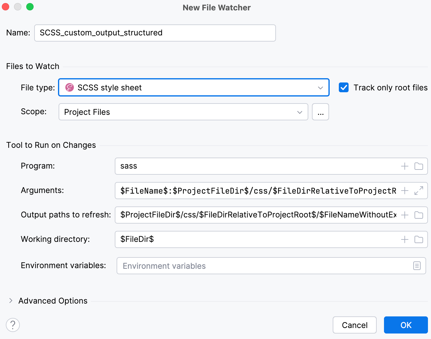 Custom output with folder structure: File Watcher updated Custom output with folder structure: File Watcher updated